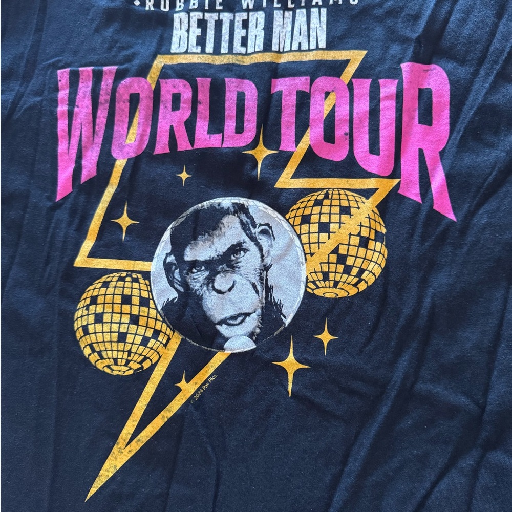 Robbie William’s “Better Man” World Tour Graphic T-Shirt - Medium - Picture 2 of 5